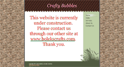 Desktop Screenshot of craftybubbles.com